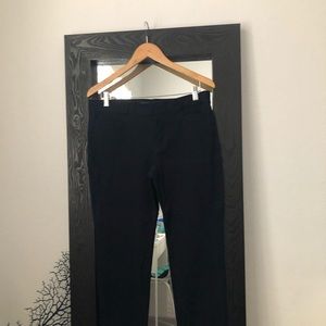 Black crop pants